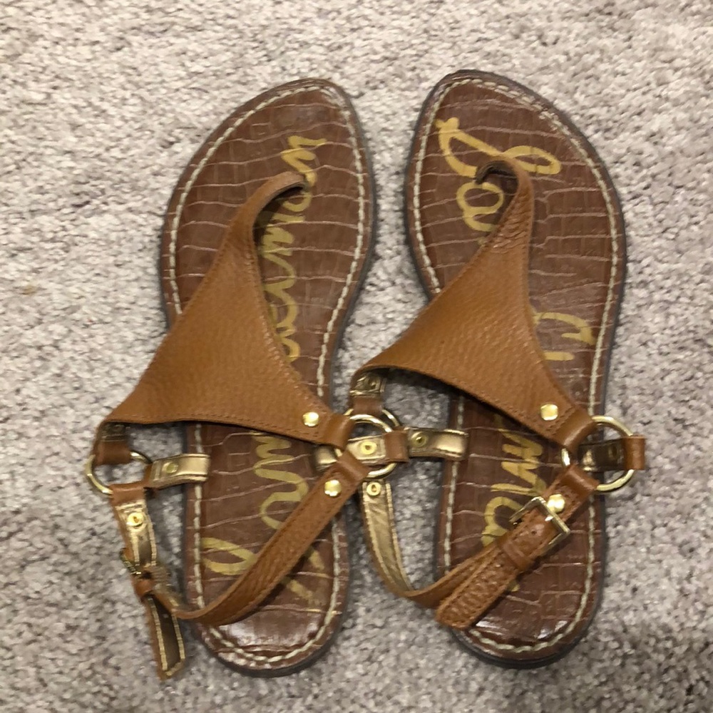 Sam Edelman women’s camel colored sandal size 7